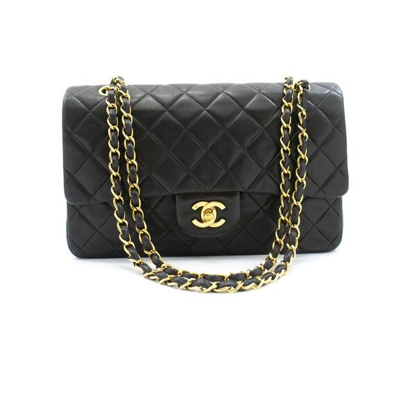 Chanel Timeless Black Leather Shoulder Bag (Pre-Owned) - Picture 1 of 12